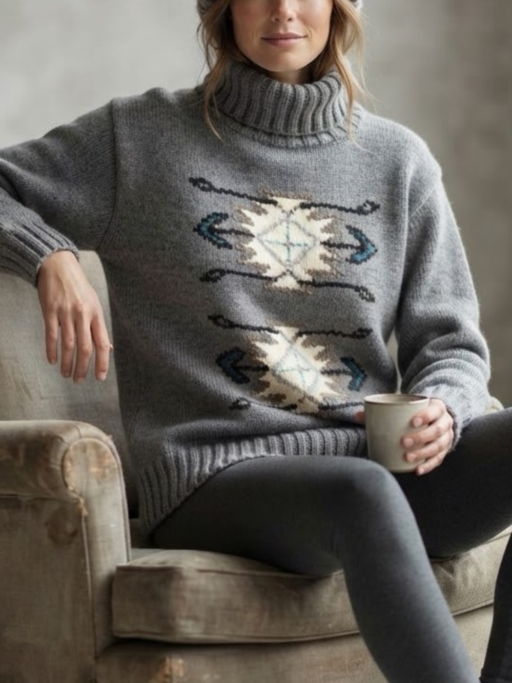Vintage Turtleneck Sweater Size *M*
